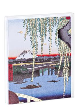 【预售】歌川广重明信片套装 Hiroshige Notecard Set 原版明信片图书