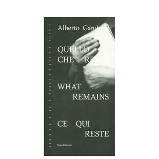【预售】阿尔贝托?甘多夫：留存之物 Alberto Gandolfo : What Remains 原版英文摄影作品集肖像图书