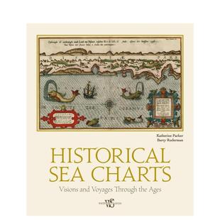 Historical Visions 预售 航行与愿景 Ages 英文人文历史 the Sea 古代海图鉴：穿越时空 Voyages and Charts 原版 Through