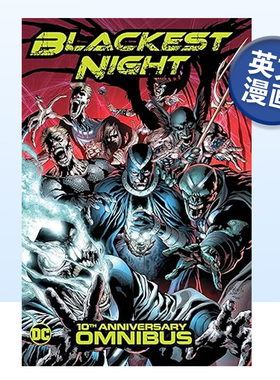 【现货】DC漫画大事件 至黑之夜合集 10周年版 Blackest Night Omnibus 英文漫画书原版进口图书超级英雄系列美漫书籍Geoff Johns