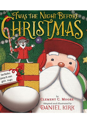 【预售】圣诞前夜 'twas The Night Before Christmas 原版英文儿童绘本