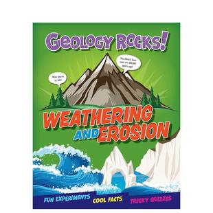 and 进口图书 地质岩石：风化和侵蚀 英文儿童绘本 原版 Erosion Weathering Rocks Geology 预售