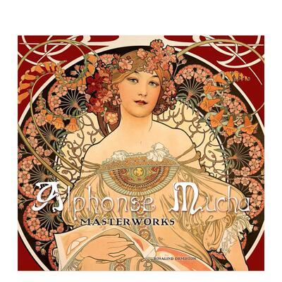 【预售】阿尔丰斯·穆夏 【Masterworks】Alphonse Mucha 原版英文艺术画册画集 进口图书