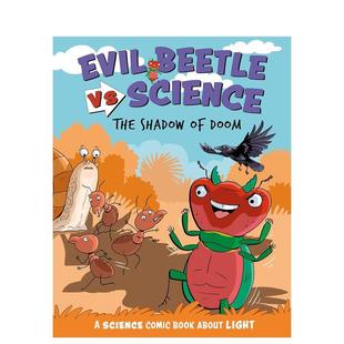 The 预售 Versus Shadow 原版 Evil Doom 邪恶甲虫大战科学：末日阴影 英文儿童漫画图书书籍 Beetle Science