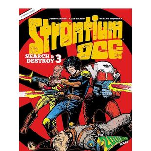 【预售】英文漫画 锶犬搜索与破坏 3：公元 2000 年 Strontium Dog Search and Destroy 3: The 2000 AD Years 原版英文图书