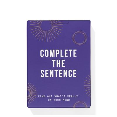 【预售】完成句子：找出你心中真正的想法 Complete the Sentence: Find out what’s really on your mind 原版卡牌图书