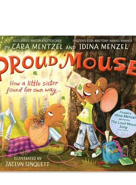【预售】骄傲的老鼠 Proud Mouse 英文儿童绘本原版图书外版进口书籍Disney Hyperion Menzel, Idina ; Mentzel, Cara