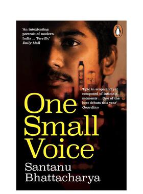 【预售】一个小声音 One Small Voice 英文原版小说书籍外版文学图书进口英语读物Santanu Bhattacharya