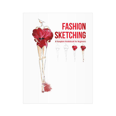 【现货】【Sendpoints】手绘服装技法 Fashion Sketching 新手完整指引手册 服装设计手绘画法 英文原版图书书籍