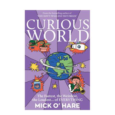 【预售】惊奇世界：万物之*  Curious World: The Fastest原版英文青少年读物 趣味冷知识系列书图书书籍 (预计10月出版)