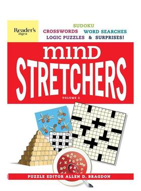 【现货】读者文摘思维担架解谜书第2卷 Reader’s Digest Mind Stretchers Puzzle Book Vol.2 原版英文生活综合图书