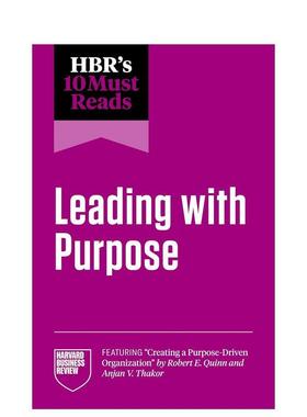 【预售】哈佛商业铋读十篇：目标导向型领导力 HBR's 10 Must Reads on Leading with Purpose 原版英文商业行销 进口图书