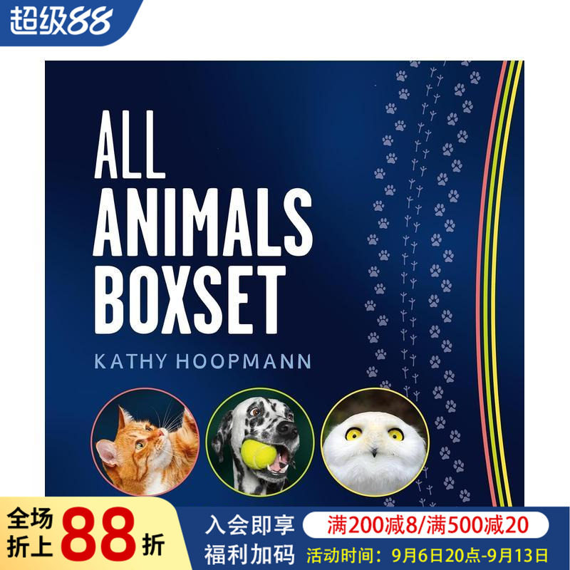 【预售】《万物生灵》套装：猫咪皆属自闭症谱系，狗狗有多动症，小鸟常怀焦虑感Kathy Hoopmann's'All Animal原版英文儿童绘本