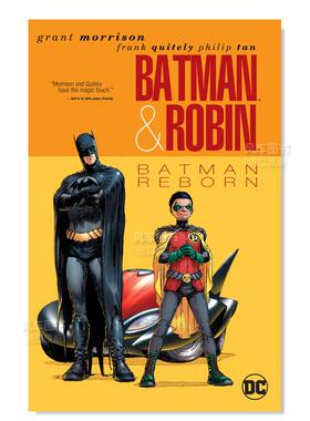 【预售】DC漫画 蝙蝠侠与罗宾卷1：蝙蝠侠重生 Batman & Robin 1: Batman Reborn 英文漫画书原版进口图书 超级英雄系列美漫书籍