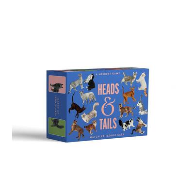 【预售】头与尾 猫咪记忆卡： 匹配标志性猫咪 Heads & Tails: Cat Memory Cards: Match Up Iconic Cats 原版卡牌图书
