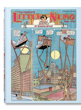 【现货】温瑟·麦凯：小尼莫全集 Winsor Mccay. the Complete Little Nemo 英文漫画书动画故事TASCHEN原版进口图书塔森 精装