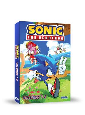 【预售】英文漫画 刺猬索尼克 卷1-3 盒装 Sonic the Hedgehog: Box Set， Vol. 1-3 原版英文图书