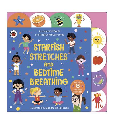 【预售】海星伸展运动和睡前呼吸 Starfish Stretches and Bedtime Breathing 原版英文儿童绘本