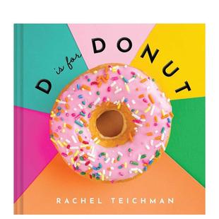 原版 概念启蒙 ABCD For D代表甜甜圈 Eats 英文儿童语言 Donut 预售