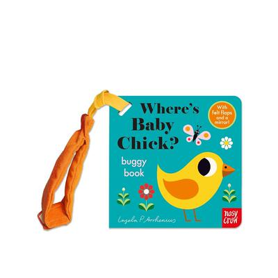 【预售】【毛毡翻翻书】小鸡宝宝去哪了？ 【Felt Flaps】Where's Baby Chick? (Buggy Book) 原版英文儿童趣味
