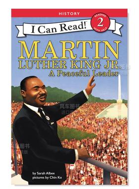 【现货】马丁路德金:一个和平的领袖 Martin Luther King Jr.: A Peaceful Leader英文儿童绘本原版图书进口书籍Albee, Sarah