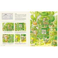 【 In Stock 】 Miniature World: An illustrator's Archive Depicting a Small Fantasy World, a Japanese-English bilingual original illustration collection, art works collection, picture book, PIE thumbnail 3