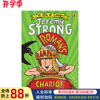 【预售】罗马狂欢：战车 Romans on the Rampage: Chariot Champions 原版英文儿童章节书 儿童中年级读物
