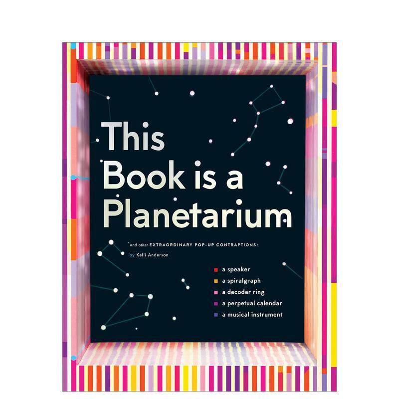 【现货】This Book is a Planetarium,这本书是一个天文馆 创意立体图书 内含乐器/日历/扩音器/天文馆等适合6-12岁原版进口书籍