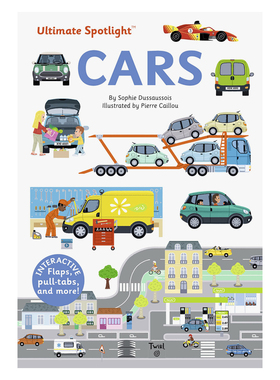 【现货】【*致焦点翻翻立体书】交通工具 【Ultimate Spotlight】Cars 原版英文儿童趣味