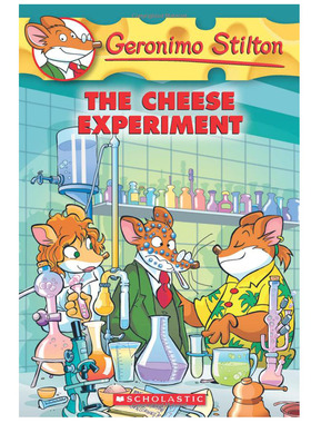 【现货】GERONIMO STILTON #63: THE CHEESE EXPERIMENT #63：奶酪实验 英文儿童书适合6-12岁原版进口图书书籍