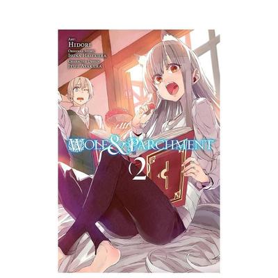 【预售】英文漫画 狼与辛香料 卷2 Wolf & Parchment  Vol. 2 (Manga) 支仓冻砂 奇幻恋爱治愈 原版英文图书