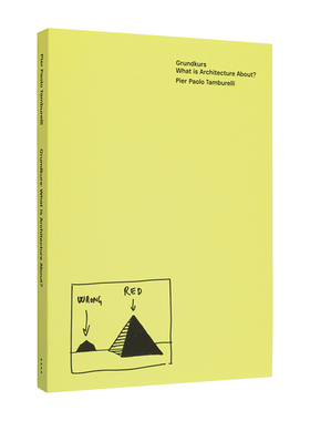 【现货】基础课程：什么是建筑？ Grundkurs: What is Architecture About?英文设计原版图书进口书籍Pier Paolo Tamburelli