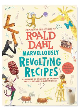 【预售】令人反感的食谱 Marvellously Revolting Recipes 英文餐饮原版图书外版进口书籍Puffin Dahl, Roald