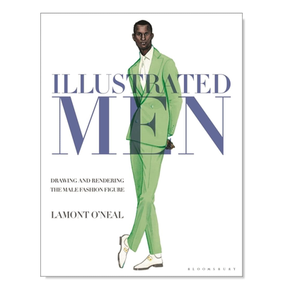 图解男性时尚人物的绘制和渲