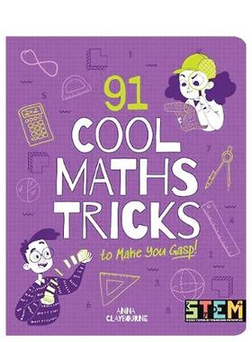 【预售】91个让你惊叹的数学窍门！ 91 Cool Maths Tricks to Make You Gasp! 原版英文儿童趣味图书