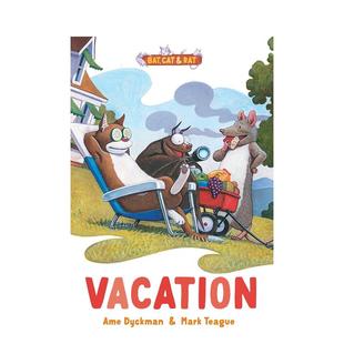 三个半故事 假期： Vacation 英文儿童桥梁书 原版 预售