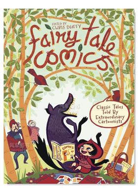 【预售】漫改童话故事：非凡漫画家讲述经典故事 Fairy Tale Comics: Classic Tales Told by Extraordinary Cartoonists英文儿童