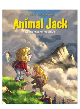 【现货】动物杰克Animal Jack第2卷 魔法山La montagne magique 6岁以上少儿环保意识启蒙冒险探险连载漫画 法文原版书籍进口