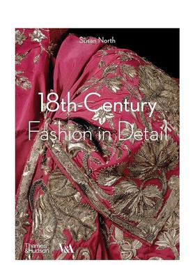 【预售】18世纪时尚细节 【V&a】18th-Century Fashion in Detail  原版英文时尚图书
