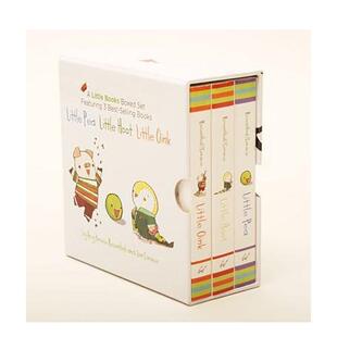 【预售】小豌豆/小猫头鹰/小猪（套书3册） A Little Books Boxed Set Featuring 原版英文儿童绘本图书