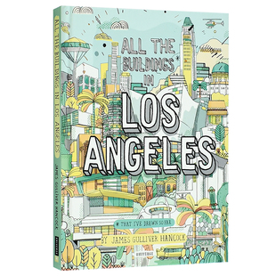 【现货】迄今为止我画的建筑：洛杉矶 【All the Buildings in】 Los Angeles : That I’ve Drawn So英文原版进口插画作品集画册