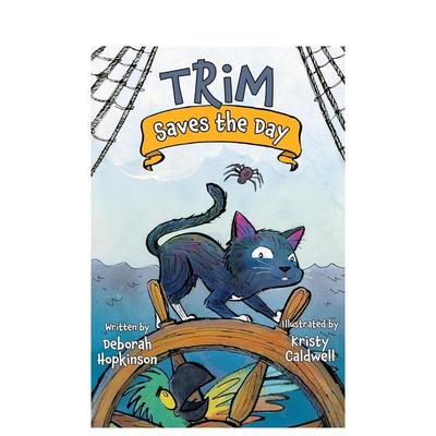 【预售】特里姆拯救了这一天 Trim Saves The Day  原版英文儿童桥梁书 进口图书