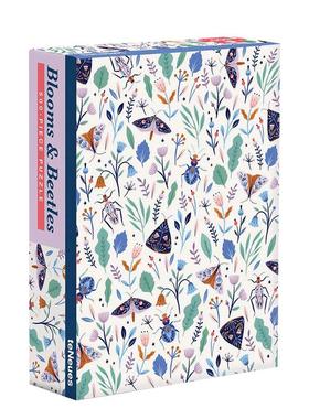 【现货】花朵与甲虫 【500-Piece Puzzle】Blooms & Beetles 原版拼图图书