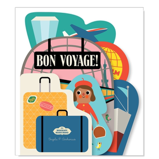 【预售】【纸板异形书】旅途愉快 Bookscape Board Books: Bon Voyage!英文儿童趣味Ingela P Arrhenius Chronicle