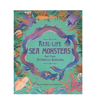 Real Monsters 现货 海怪及其生存故事 Survival 英文青少年读物图书书籍 life 真实 their and Sea 原版 Stories