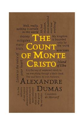 【预售】【字云经典】基督山伯爵 【Word Cloud Classics】The Count of Monte Cristo 原版英文文学 特殊书口 压纹封面图书书籍
