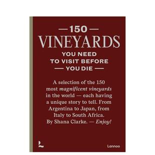 150 you 预售 150个葡萄园 die 英文旅行图书书籍 before Series 有生之年必去 need Vineyards 原版 visit