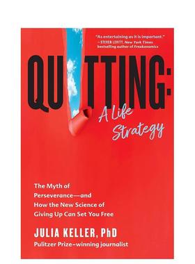 【预售】【2023亚马逊年度图书】退出：人生策略 Quitting: A Life Strategy 原版英文心灵励志图书