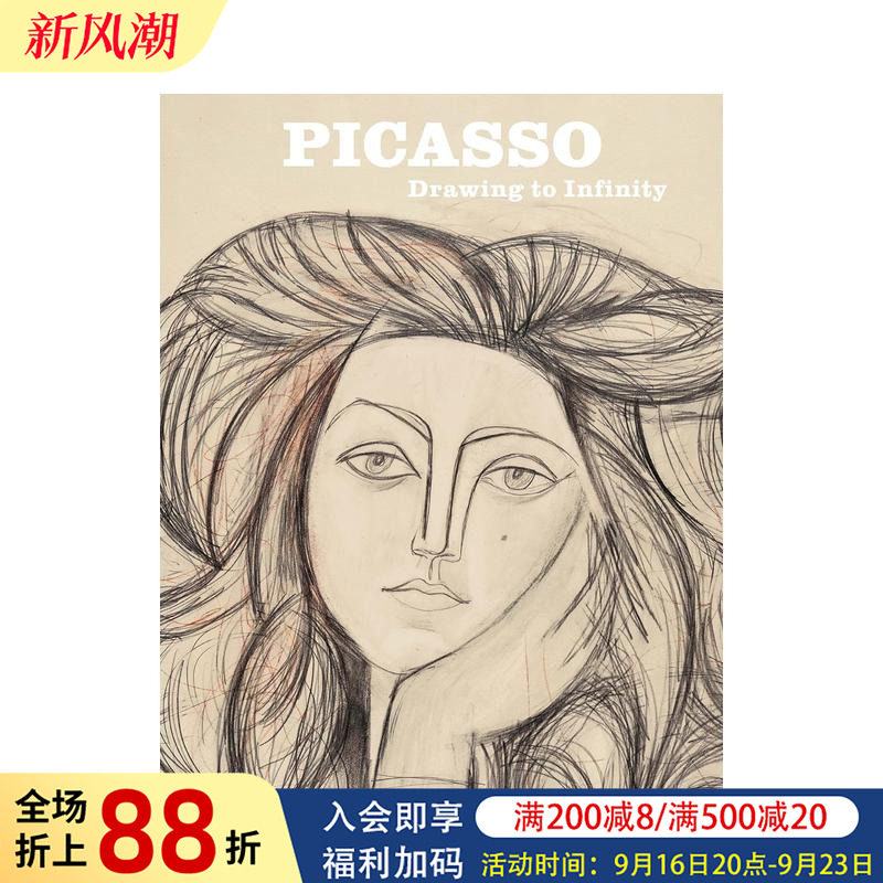 【预售】毕加索：绘画到无限 Picasso: Drawing to Infinity 原版英文艺术画册画集