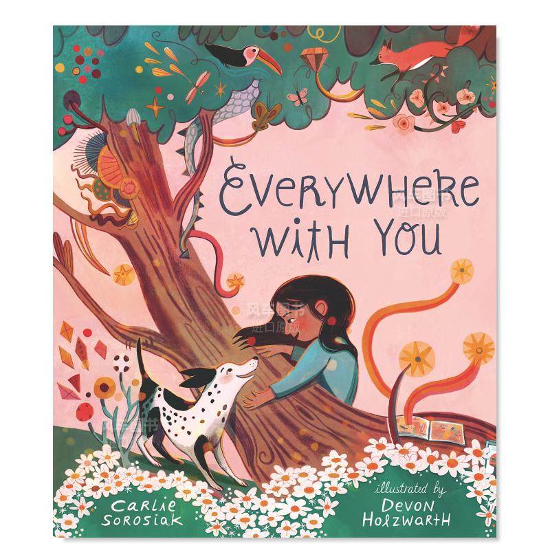 【现货】如影随形 everywhere with you英文儿童绘本原版图书进口书籍